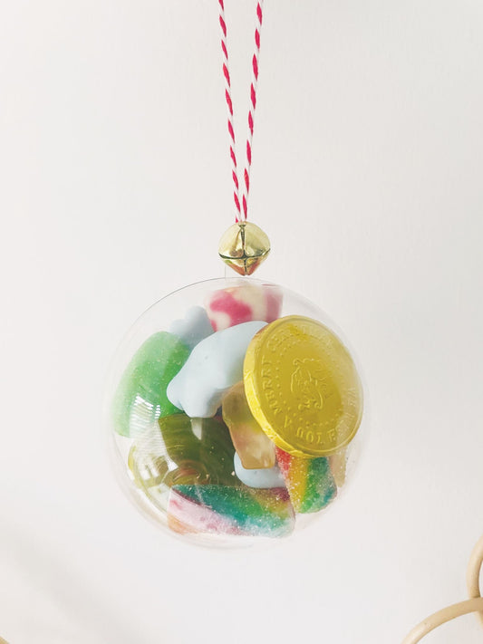 Christmas Sweet Filled Bauble by Shweeties